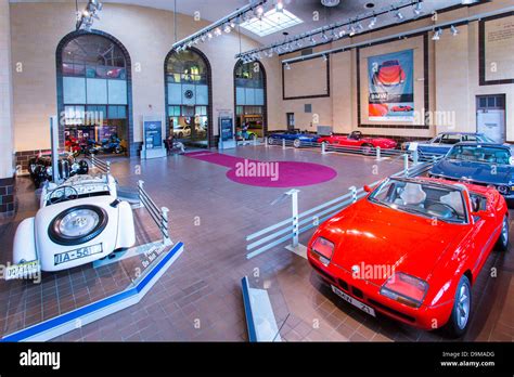 Interior exhibits at the Saratoga Automobile Museum in Saratoga Springs