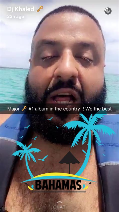 Dj Khaled Celebrating His New Album Major Key Going 1 Celebrity Snapchats Snapchat