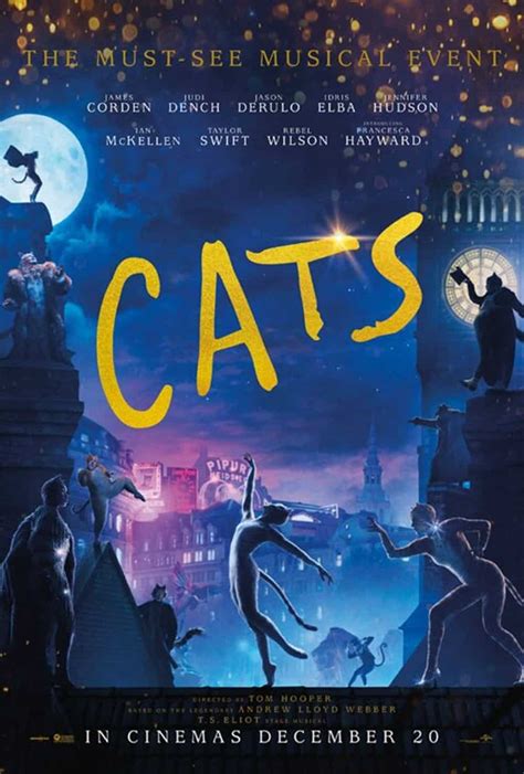 Um filme de tom hooper com francesca hayward, jennifer hudson, idris elba, taylor swift. Cats movie was only finished on Sunday, the day before its ...