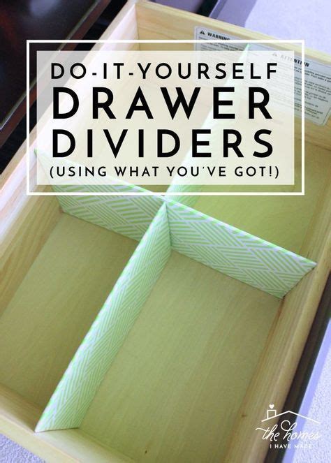You just got to let it be e let it be, let it be, let it be, yeah. DIY Drawer Dividers (using what you've got!) in 2020 ...