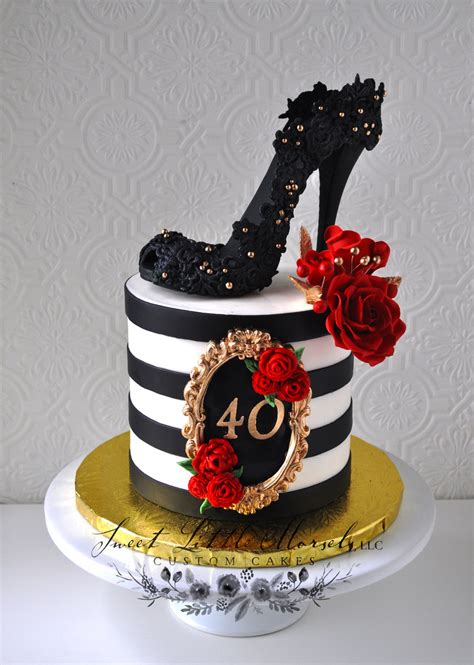 Order luxury 40th birthday cakes with personalised messaging for delivery in the uk. 40Th Birthday Cake - CakeCentral.com