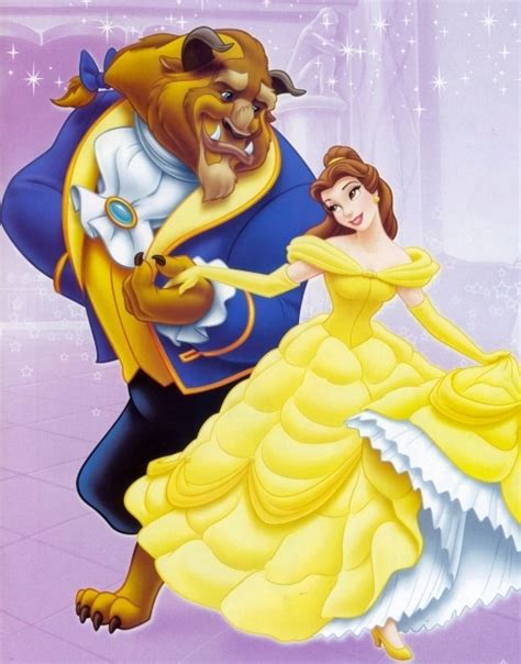 Disney Beauty and The Beast Cartoon Wallpaper