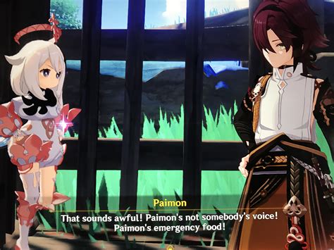 Emergency Food (Mild Spoilers for Heizou's Hangout Event) Genshin