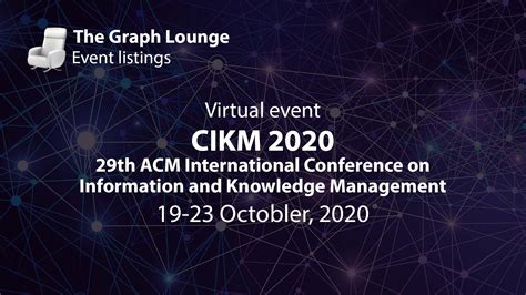 29th Acm International Conference On Information And Knowledge
