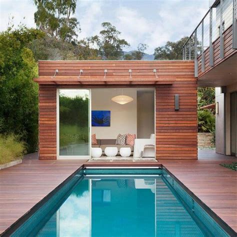 Modern Cabana Modern Pool House Pool Houses Modern Pools