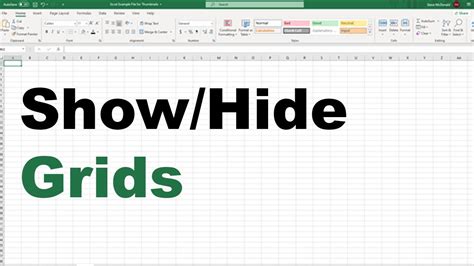 How To Showhide Grid Lines In Excel Grids Not Showing Up In Excel