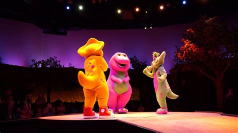 4k A Day In The Park With Barney At Universal Studios Florida Youtube
