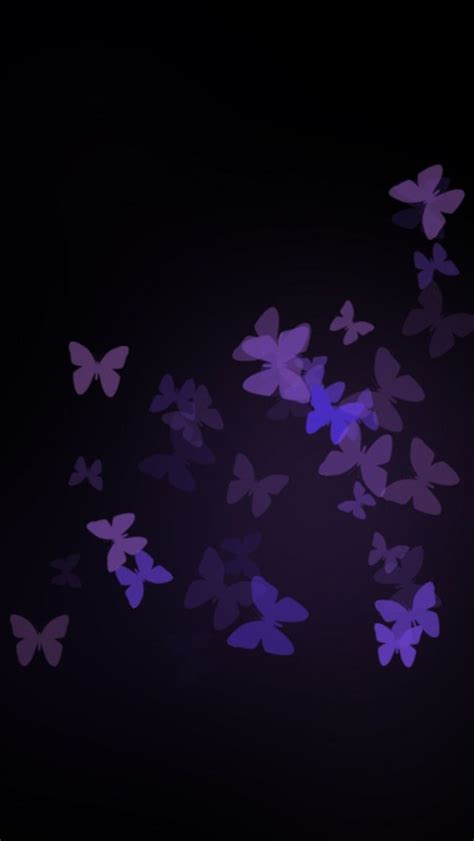 Iphone Purple Butterfly Wallpaper Hd Download Free Mock Up