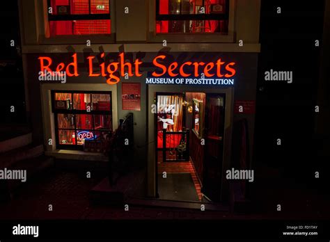 Das Museum Der Prostitution Ist In Das Rotlichtviertel Rosse Buurt Amsterdam Stockfotografie