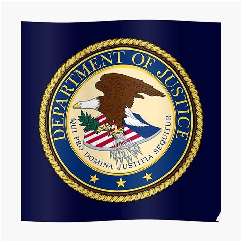 United States Department Of Justice Doj Seal Tapestry By Enigmaticone