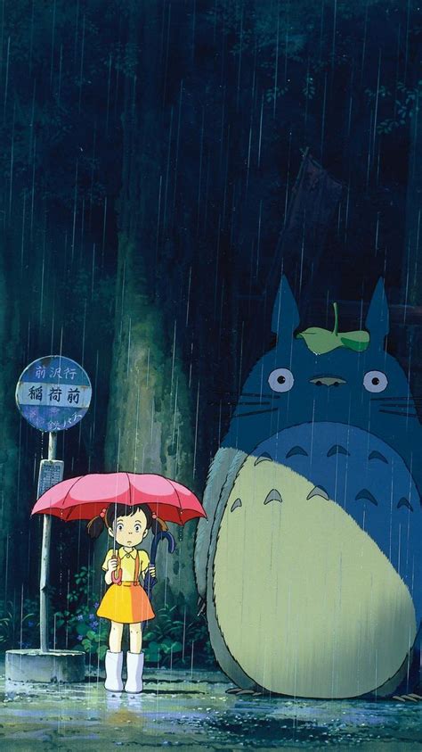 My Neighbor Totoro 1988 Phone Wallpaper Moviemania Wallpapers
