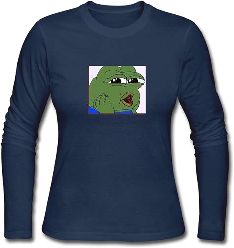 Usm Womens Pepe The Frog Happy Long Sleeve Tee Shirt At Amazon Women