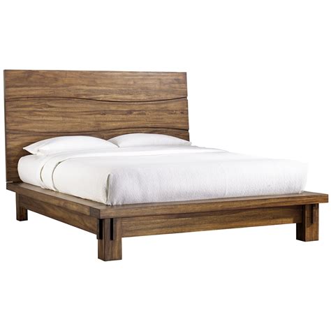 ocean 8c79p7 contemporary solid wood king platform bed sadler s home furnishings platform