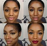 African American Nose Contouring Makeup Photos