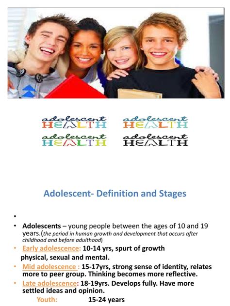 Adolescent Health Pdf Reproductive Health Adolescence