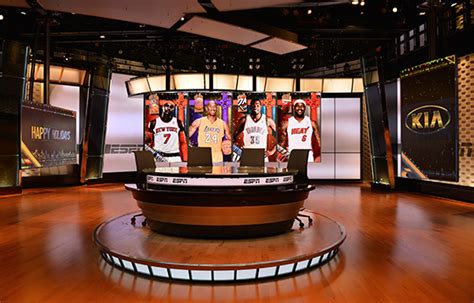 Tv With Thinus Nba Countdown On Espn With A New Oval Desk Spacious