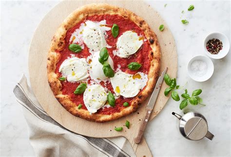 Recette Pizza Margherita à La Mozzarella Fior Di Latte Cuisine