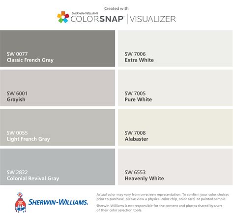 I Found These Colors With Colorsnap® Visualizer For Iphone By Sherwin Williams Classic French