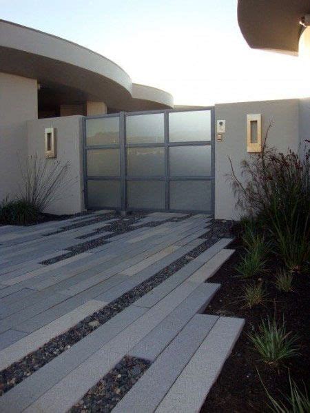 However, to make the driveways of cobblestone need more budget because it. Top 50 Best Concrete Driveway Ideas - Front Yard Exterior ...