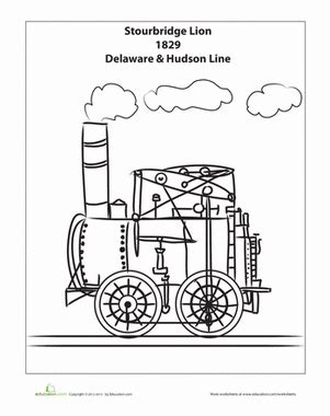 Make sure your kindergartener is able to catch and color it. Train Coloring Pages | Education.com
