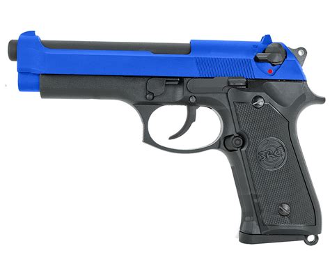 Src Sr92 Gas Blowback Full Metal Airsoft Pistol In Blue Bbguns4less