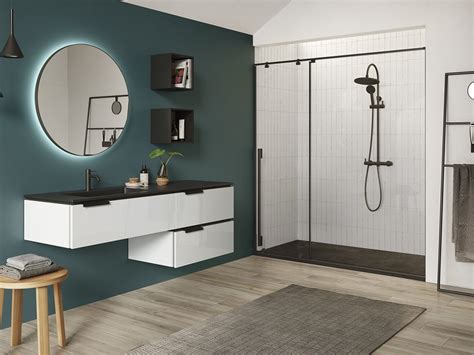 Mobile Bagno Touch Cm Con Cassetti Bianco Lucido E Lavabo Unitop