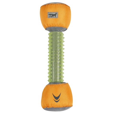 Pet Life Greenorange Hoist A Fetch Durable Nylon And Rubber Floating
