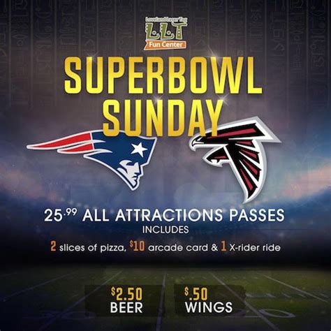 Super Bowl Sunday | Loveland Laser Tag Fun Center