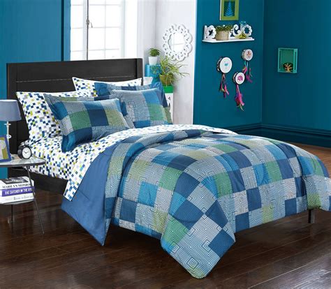 A wide variety of walmart comforters options are available to you, such as technics, material, and use. American Original Geo Blocks Bed in a Bag Bedding ...