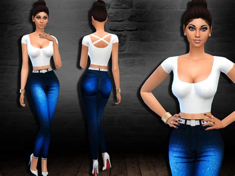 Samantha Outfit By Saliwa At Tsr Sims 4 Updates