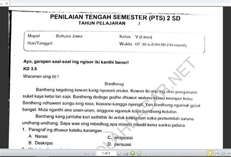 Soal aksara jawa kelas 5. 47+ Contoh Soal Aksara Sunda Kelas 5 Terupdate | Lucn.us ...