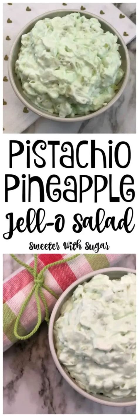 Pistachio Pineapple Jell O Salad