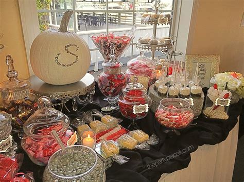 fall themed candy buffet candy buffet party places buffet