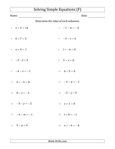 Pocketmath.net provides good tips on solving for a variable worksheet, subtracting rational and multiplying and other math subjects. The Solving Simple Linear Equations with Unknown Values ...