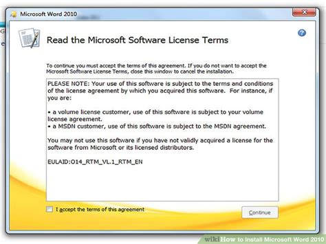 4 Ways To Install Microsoft Word 2010 Wikihow