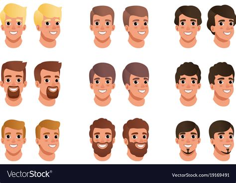 25,130 transparent png illustrations and cipart matching hairstyle. Cartoon set of men avatars with different hair Vector Image