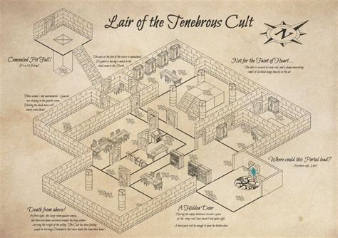 Pin By White Wolf On Dandd Crypts Dungeons Etc Maps Isometric Map