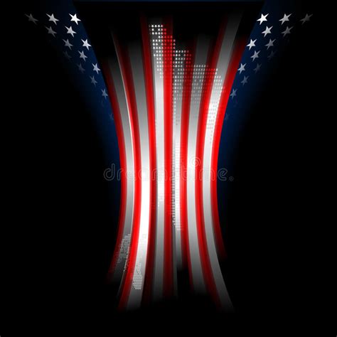 Stars And Stripes American Flag Illustration Stock Illustration