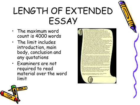 Lower Word Limit For Extended Essay Guidelines