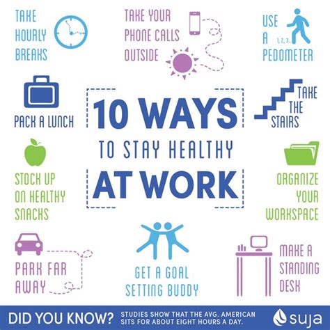 10 Ways To Stay Healthy At Work Suja Juice How To Stay Healthy