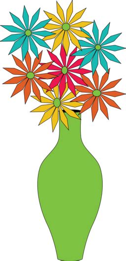 No restrictions, no copyright claim (not possible in some countries). Vase Of Flowers Clipart | i2Clipart - Royalty Free Public ...