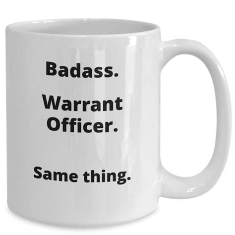 Funny Warrant Officer Mug Etsy