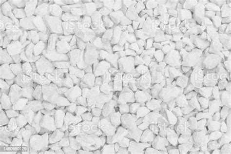 White Gray Pebbles Texture Background Small Stone Gravel For Garden