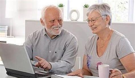 Hide The Pain Harold Wife And Computer Blank Template Imgflip