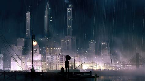 Anime Background City Night 4k Hd Anime 4k Wallpapers Images