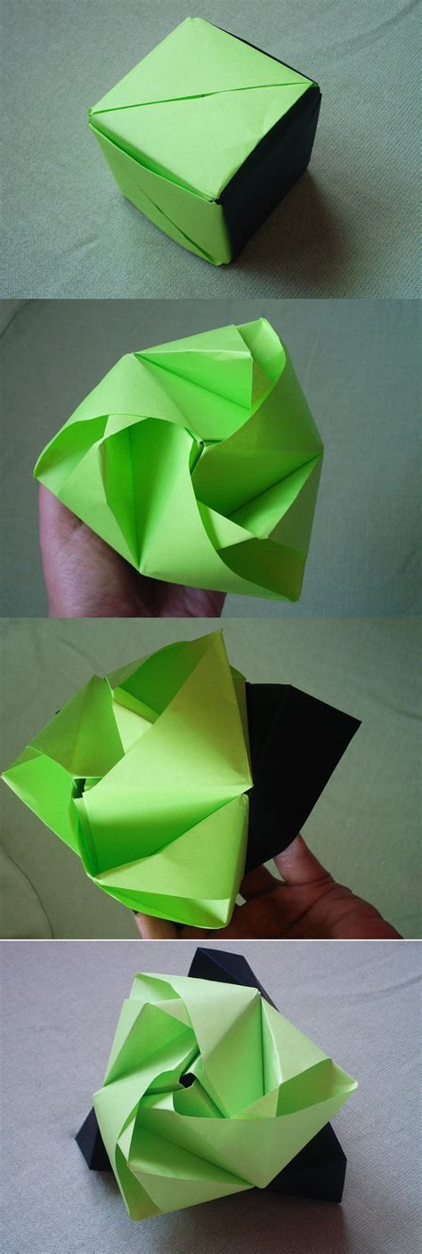 Origami Magic Rose Cube By Kiytzia On Deviantart