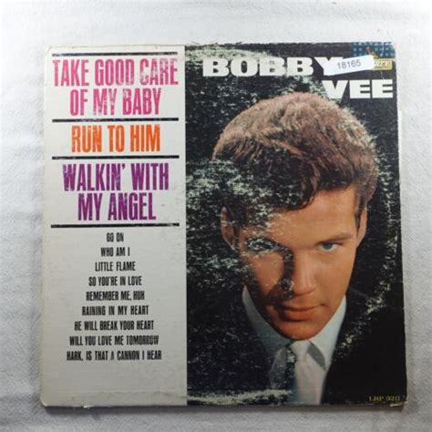 Bobby Vee Take Good Care Of My Baby Record Album Vinyl Lp Ebay