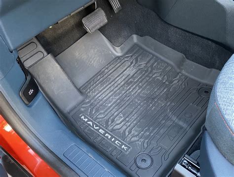 Ford Accesory Maverick All Weather Mats Liners Installed