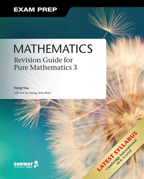Cambridge International As And A Level Mathematics Revision Guide For