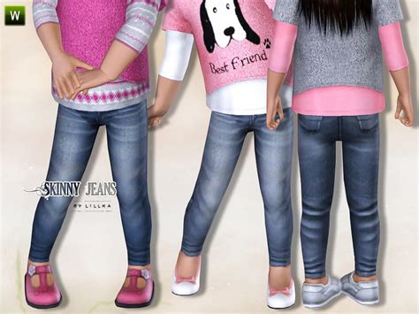 Lillkas Best Friend Shirt With Skinny Jeans Set